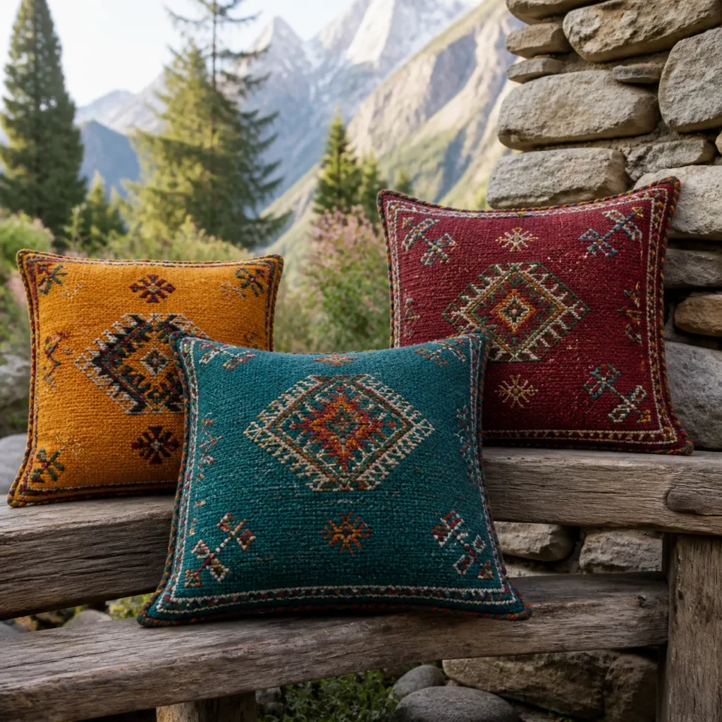 Handmade cushion set from the Amnas Boutique handmade collection